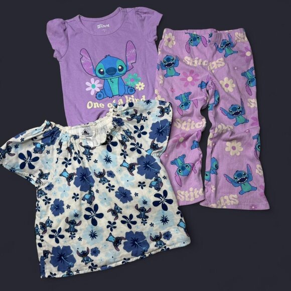 Disney Lilo & Stitch Toddler Girls Clothing Lot Size 4T – Top & Set Bundle - Picture 1 of 8